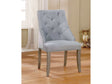 Diocles Silver & Gray Dining Chair (Set of 2) - Ornate Home