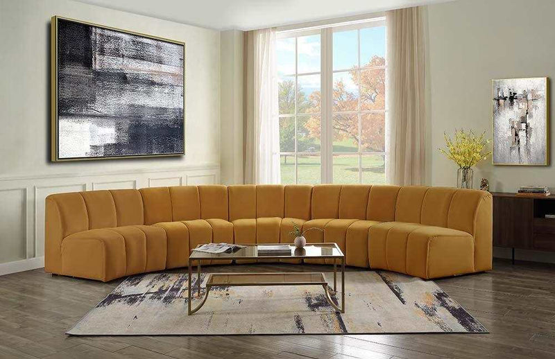 Felicia Velvet Modular Sectional Sofa - Ornate Home