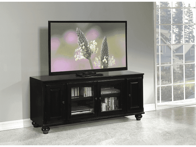 Ferla Black TV Stand - Ornate Home