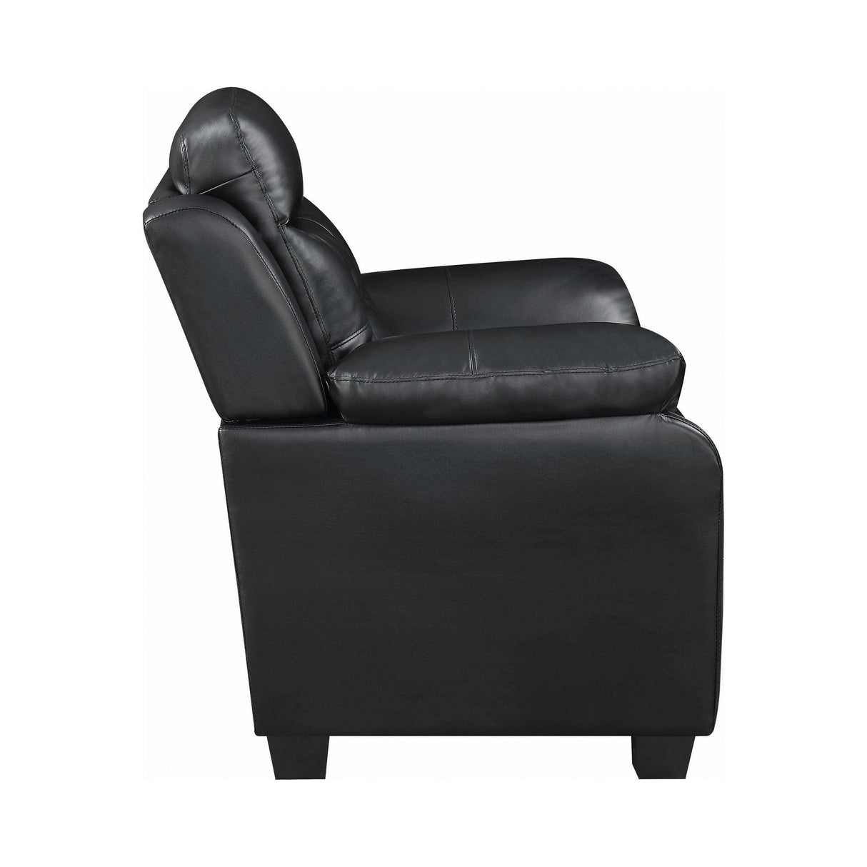 Finley Black Stationary Sofa - Ornate Home