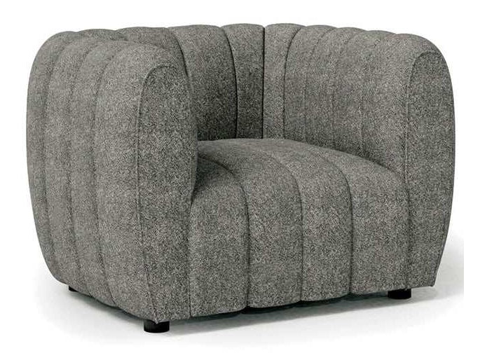 Aversa Charcoal Gray Chair - Ornate Home