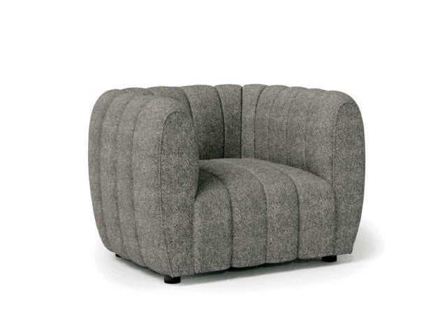 Aversa Charcoal Gray Chair - Ornate Home