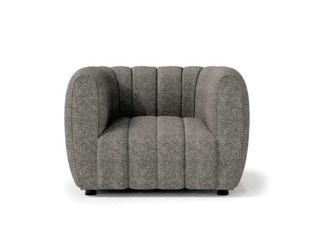 Aversa Charcoal Gray Chair - Ornate Home