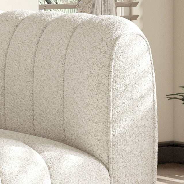 Aversa Off-White Loveseat - Ornate Home