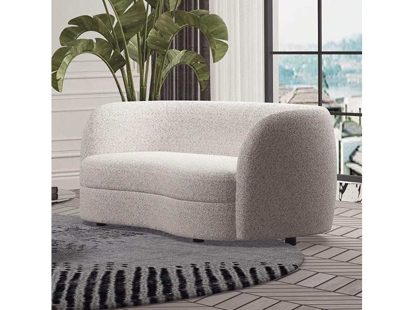 Versoix Off-White Loveseat - Ornate Home