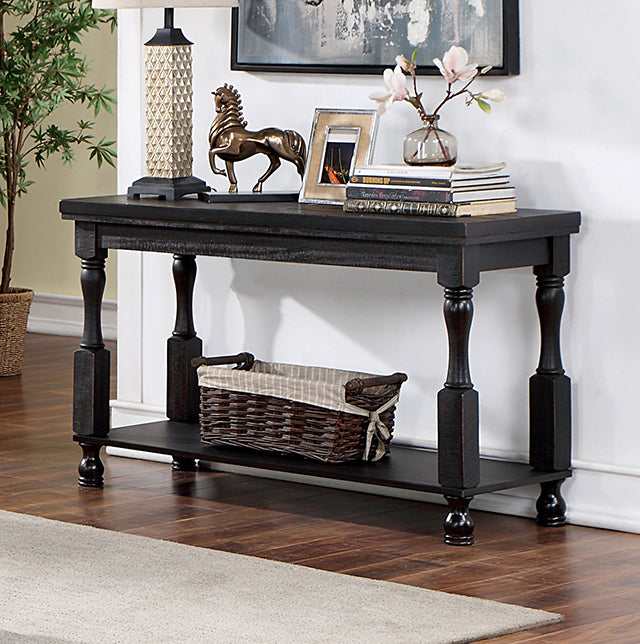 Calandra Antique Black Sofa Table - Ornate Home