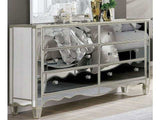 Eliora Silver & Mirrored Dresser - Ornate Home