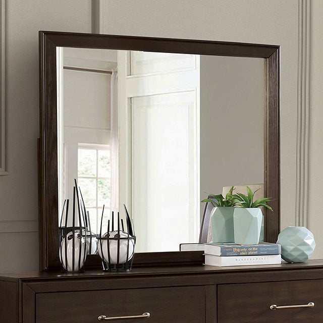 Jamie Walnut 3mm Mirror - Ornate Home