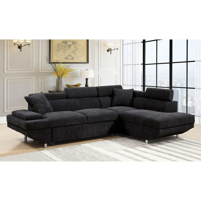 Foreman Pull-Out Sleeper Sectional Sofa - Ornate Home
