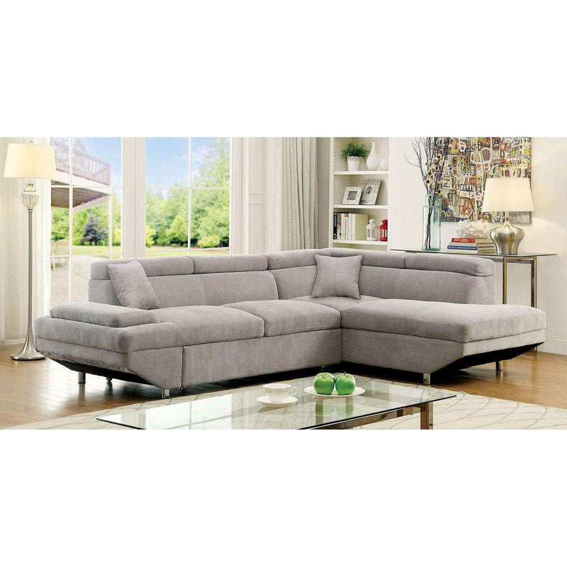 Foreman Pull-Out Sleeper Sectional Sofa - Ornate Home