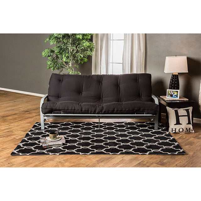 Knox Black 8" Black Futon Mattress - Ornate Home