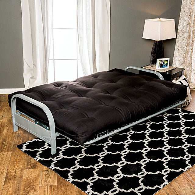 Knox Black 8" Black Futon Mattress - Ornate Home