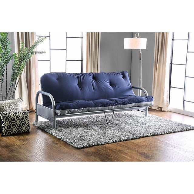 Aksel Gray/Navy Futon Mattress - Ornate Home