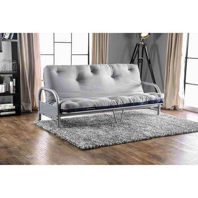 Aksel Gray/Navy Futon Mattress - Ornate Home