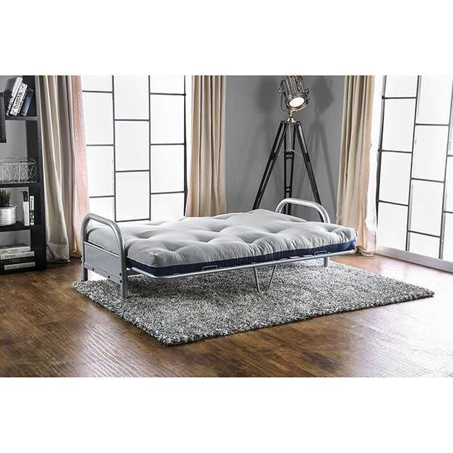 Aksel Gray/Navy Futon Mattress - Ornate Home