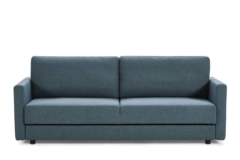 Fredonia - Blue-Green Fabric - Sofa Bed w/ Storage - Ornate Home