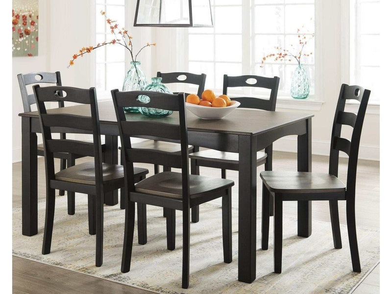 Froshburg Dining Table and Chairs (Set of 7) - Ornate Home