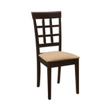 Gabriel Cappuccino & Tan Dining Chair (Set Of 2) - Ornate Home