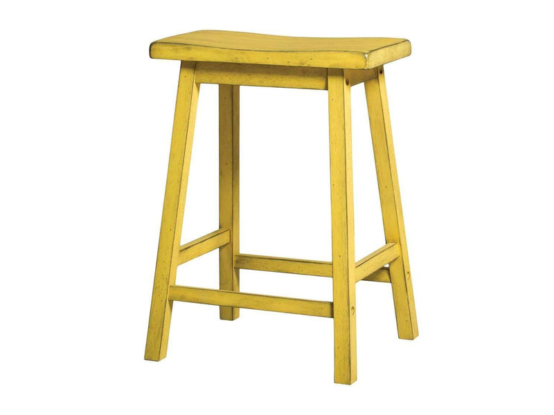 Gaucho Antique Yellow Counter Height Stool - Ornate Home