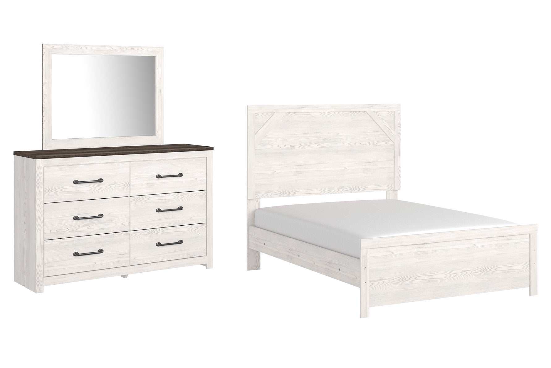 Gerridan White & Gray Bedroom Set / 3pc - Ornate Home