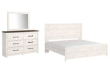 Gerridan White & Gray Bedroom Set / 3pc - Ornate Home