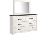 Gerridan White & Gray Dresser and Mirror - Ornate Home