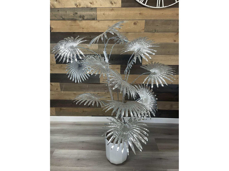Gleaming Silver Fan Palm - Ornate Home