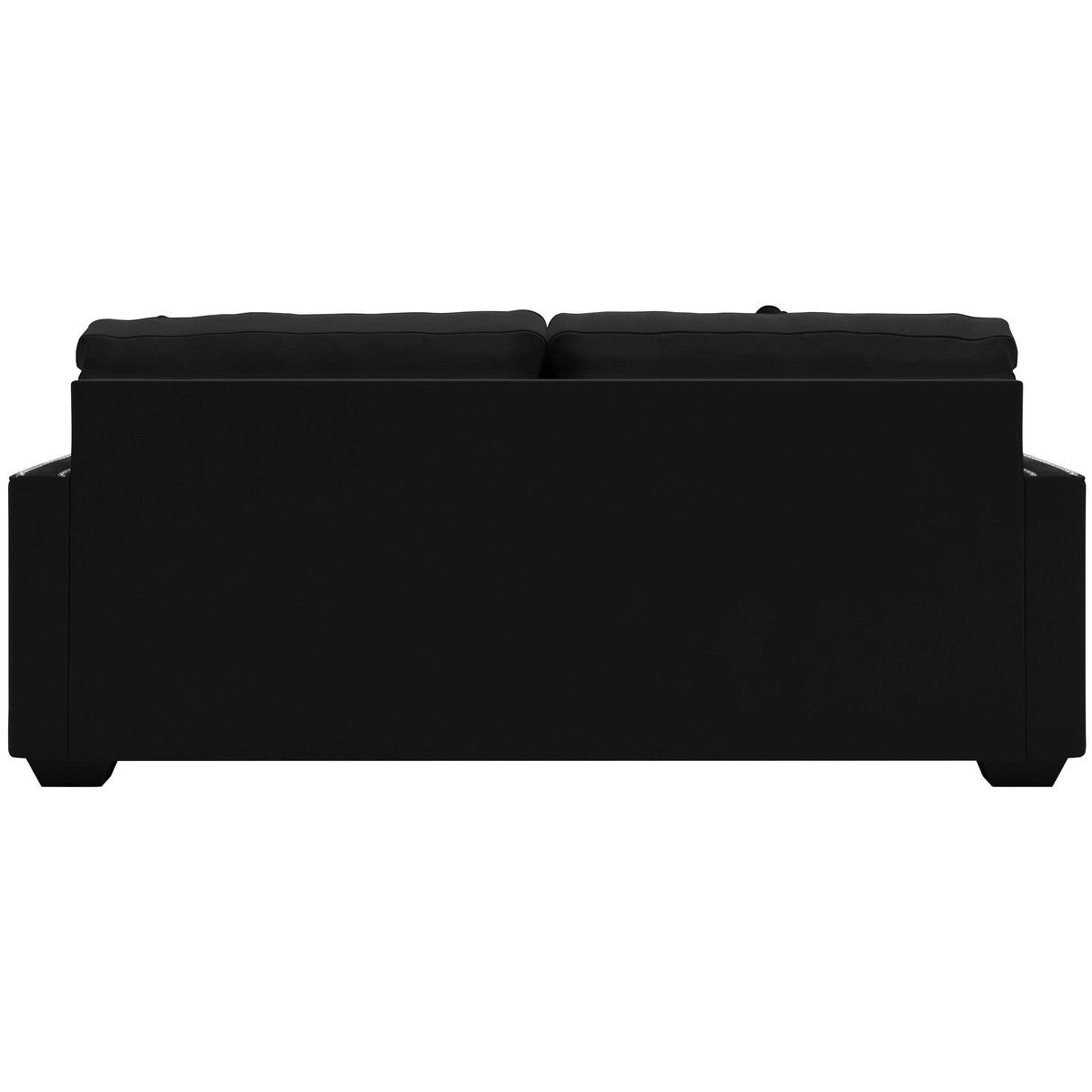 Gleston Onyx Black Velvet Stationary Sofa - Ornate Home