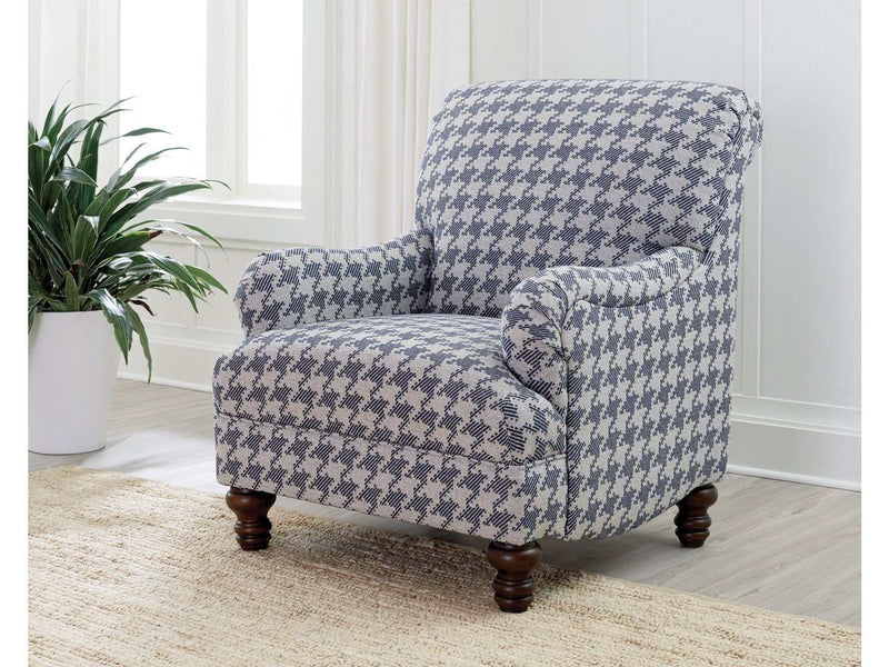 Gwen Blue Accent Chair - Ornate Home