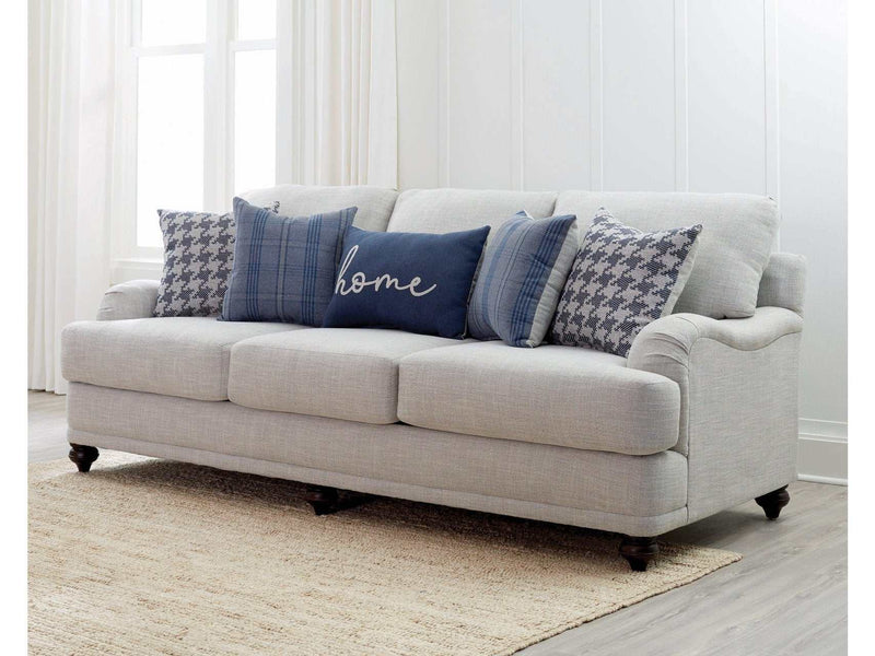 Gwen Light Grey Stationary Sofa - Ornate Home