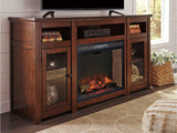 Harpan 72" TV Stand w/ Fireplace Option - Ornate Home