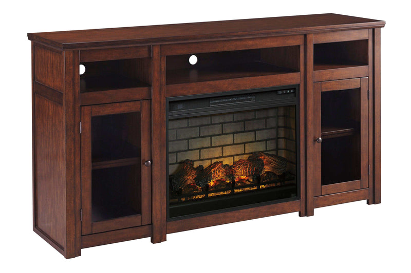 Harpan 72" TV Stand w/ Fireplace Option - Ornate Home