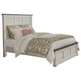 Hillcrest White 4pc California King Panel Bedroom Set - Ornate Home