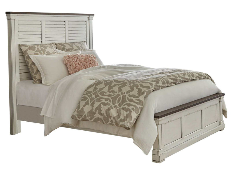 Hillcrest - White - Queen Panel Bed - Ornate Home