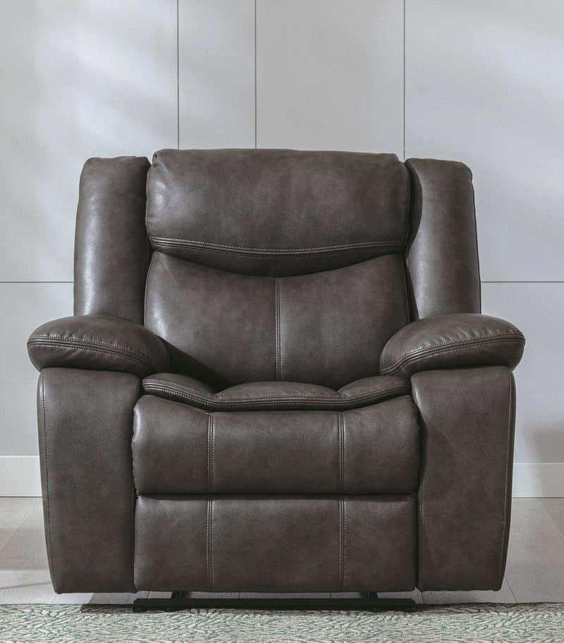 Holcroft Quarry Gray Sofa & Recliner Living Room Set / 2pc - Ornate Home