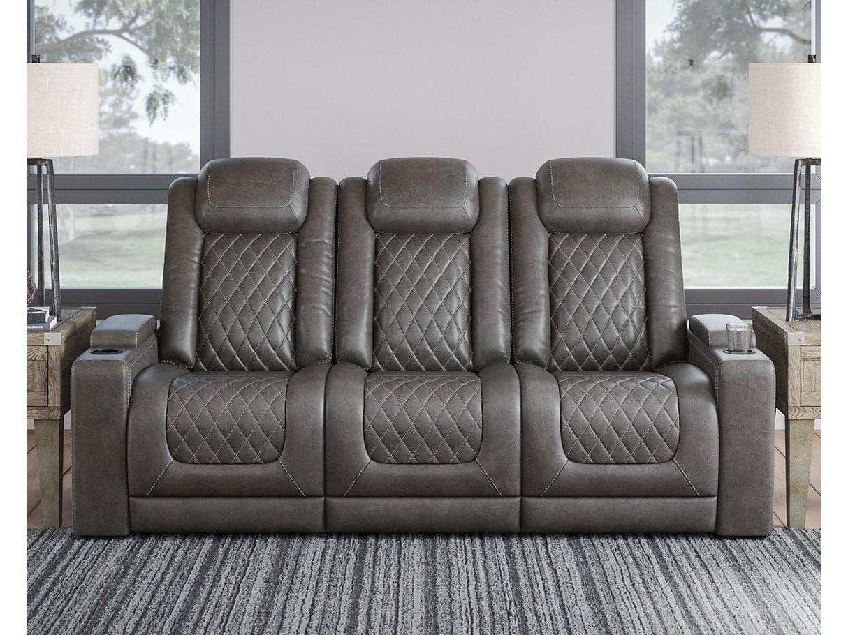 HyllMont Power Reclining Sofa - Ornate Home