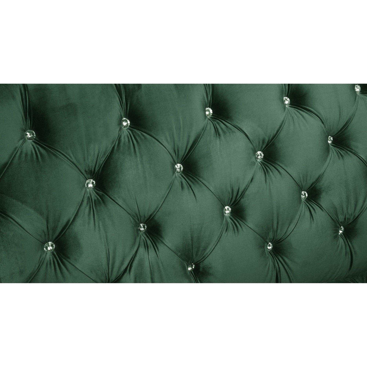 Iberis Green Velvet Sofa - Ornate Home