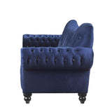 Iberis Navy Velvet Sofa - Ornate Home