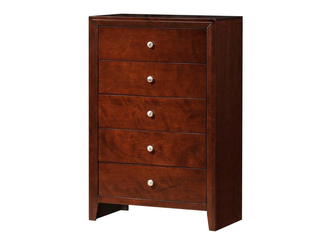 Ilana Brown Cherry Chest - Ornate Home