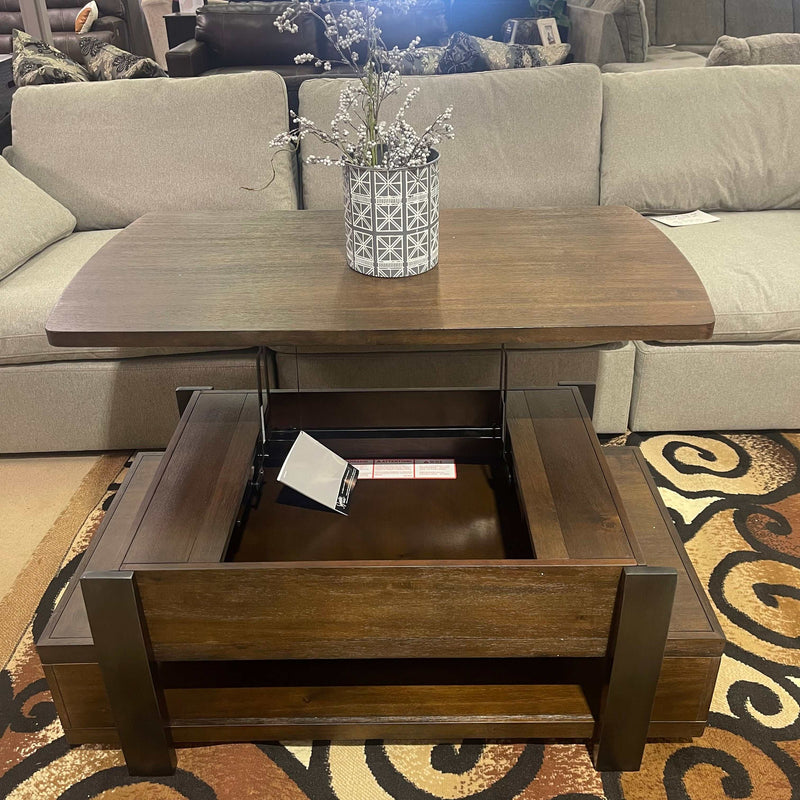 Vailbry Brown Lift Top Coffee Table - Ornate Home