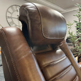 Backtrack Chocolate Power Recliner - Ornate Home