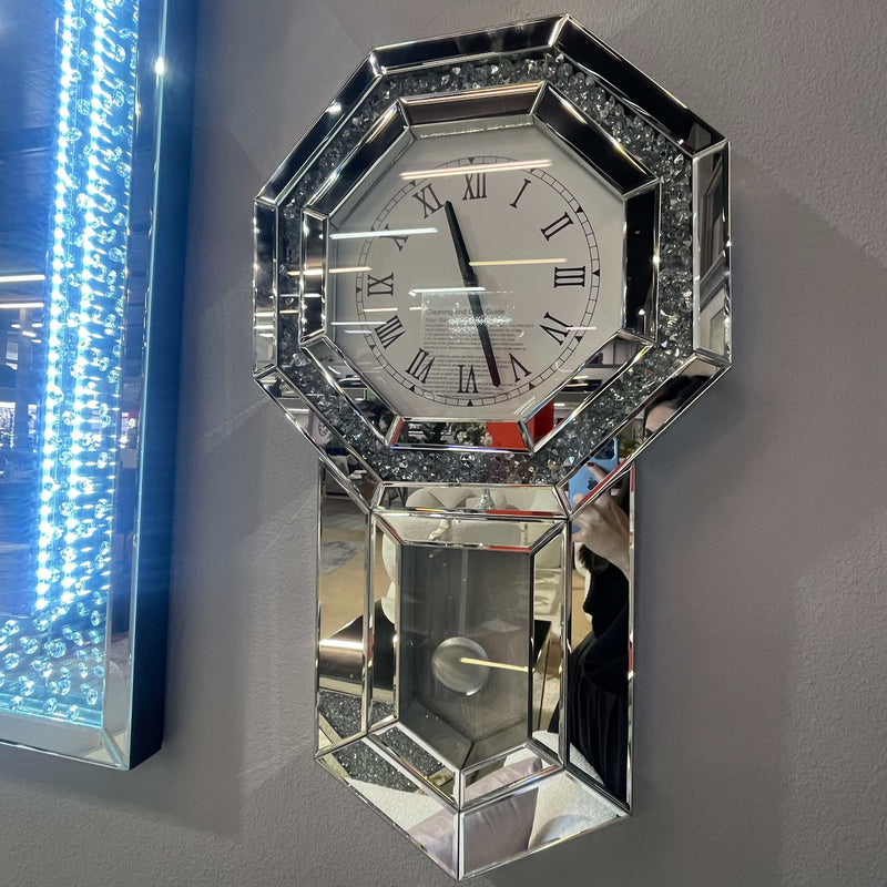 Noralie Mirrored Wall Clock