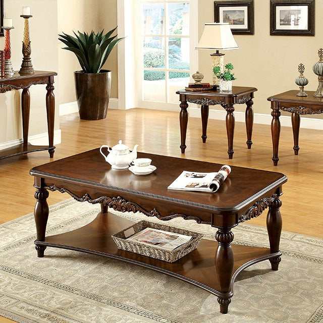 Bunbury Cherry 3 Pc. Coffee Table Set - Ornate Home