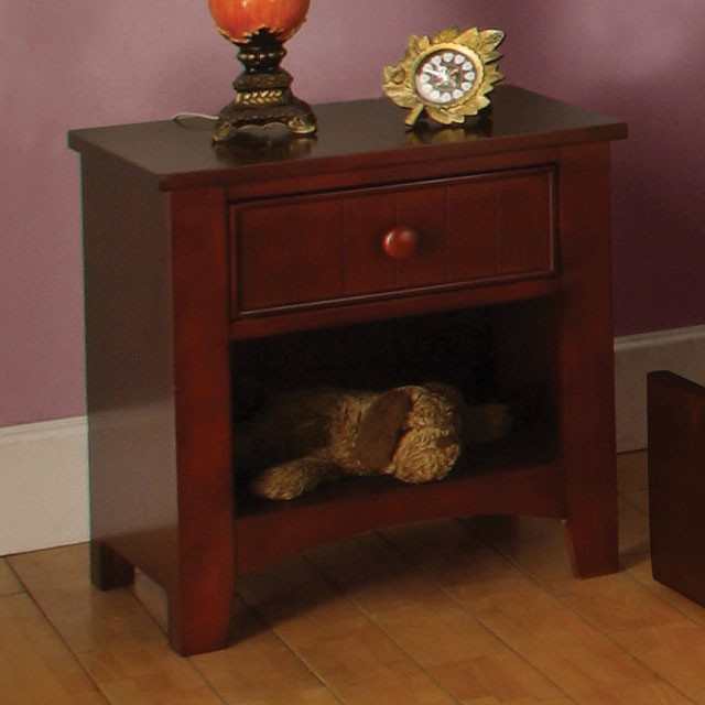 Cara Cherry Nightstand - Ornate Home