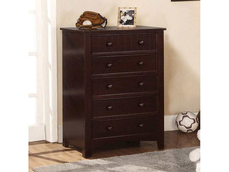 Corry Dark Walnut Chest - Ornate Home