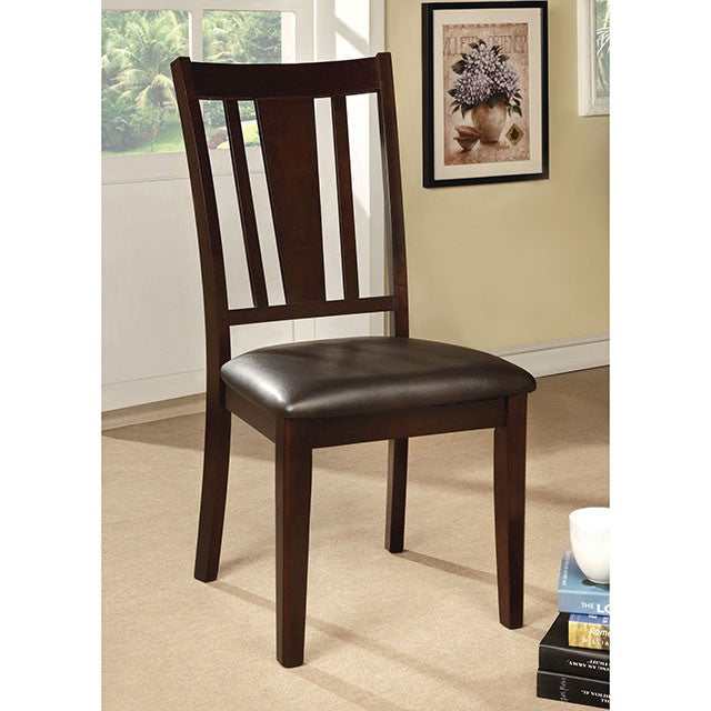 Bridgette Espresso Side Chair (Set of 2) - Ornate Home