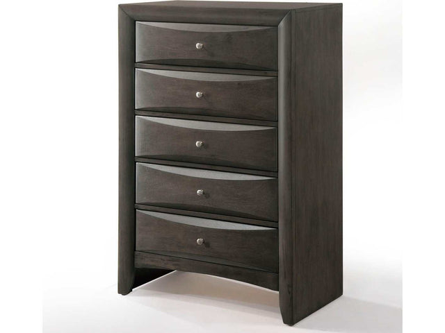 Ireland Gray Oak Chest - Ornate Home