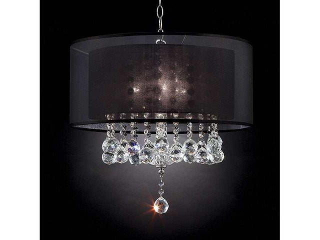 ivy Chrome Ceiling Lamp - Ornate Home