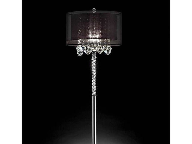 ivy Chrome Floor Lamp - Ornate Home