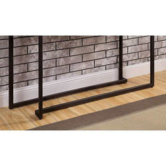 izar White/Gun Metal Coffee Table - Ornate Home